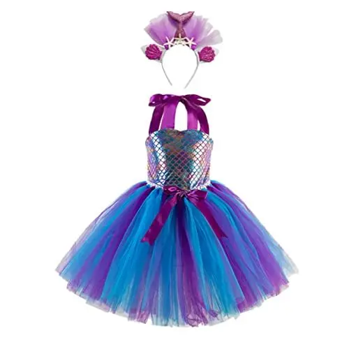 Produktbild: LIFKOME Kinder Cosplay Kleid Weicher Rock Jungen und Mädchen Party Outfit 8 9 Jahre Alt Kleid Hand-gebunden Netting