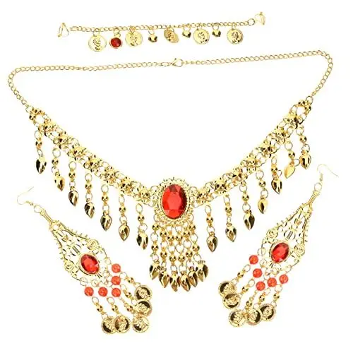 Produktbild: LIFKOME 1 Satz Nasenschmuck halloween costume halloween kleidung costume halloween Indischer Tanzschmuck halloween kostuem Frauen Edelsteinschmuck Nasenring Kopfschmuck Kopf Kette Acryl