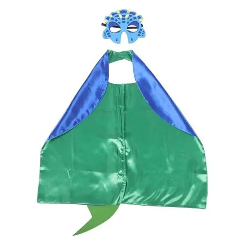 Produktbild: LIFKOME 1 Satz Partyumhang und Maske für Kinder halloweenkostüme für kinder halloween kleider für kinder Dinosaurierkostüm für Kleinkinder Dinosaurier-Umhang Partykostüm für Kinder Stoff