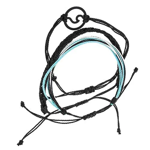 Produktbild: LIFKOME Trendiges Schnurarmbänder-set Handgefertigter Schmuck Für Frauen Teenager-mädchen Ästhetische Gewebte Armbänder