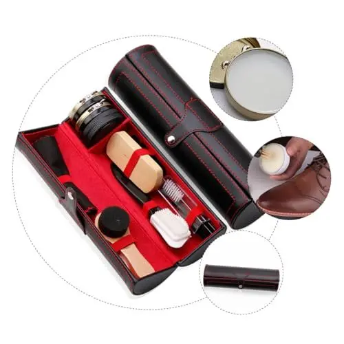 Produktbild: LIFKOME Kit Für 10-teiliges Schuhbürsten-polierwerkzeug-Set Schuhreinigungsbürste Creme Für Lederschuhe