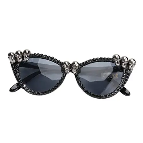 Produktbild: LIFKOME 1 Stk Halloween-brille Sonnenbrille Im Rock-stil Sonnenbrille Im Punk-stil Cosplay-brillen Für Kinder Lustige Party Sonnenbrille Geschenk Fräulein Abschlussball Glas Requisiten