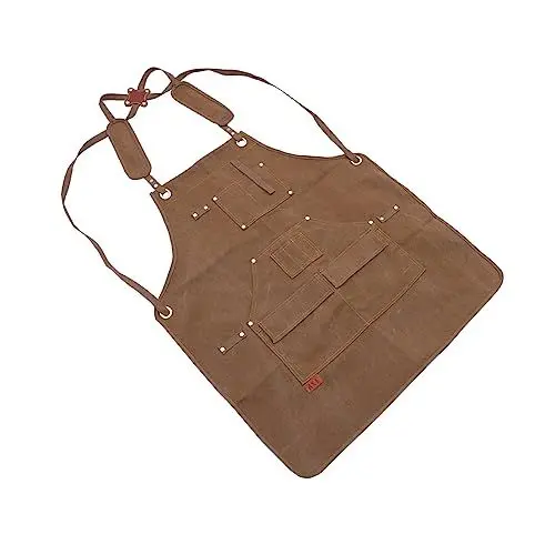 Produktbild: LIFKOME 1 Stück Arbeitsschürzen für Männer und Frauen Mehrere Taschen Canvas-overalls Gärtner Winzer Friseurschürze