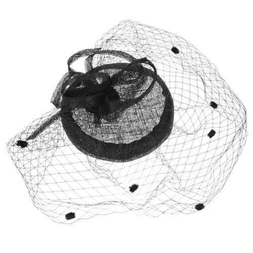 Produktbild: LIFKOME 1 Stück Brauthut Damenhut Dekor Partyzubehör Braut Minihut Retro Hut Party Schleierhut Partyhut Kopfschmuck Haar Dekor Accessoire Bankett Kopfbedeckung