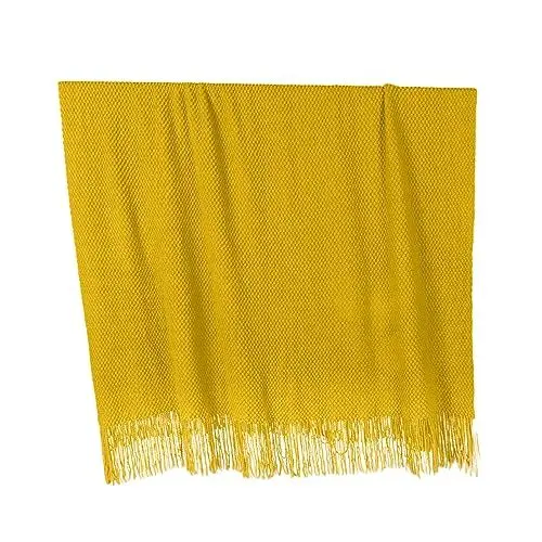 Produktbild: LIFKOME Strickdecke Quastendecke Gemütliche Sofadecke Aus Acrylfasern Für Heimgebrauch Sofa-/stuhldecke Mit Weicher Struktur