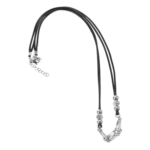 Produktbild: LIFKOME 2St Netztasche Halskette edelsteinkette edelsteine Halterung für Kristallanhänger Kristallkäfig kugel Kristallhalsketten Käfigkette Halskette Kristallkette Wachslinie