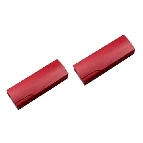 Produktbild: LIFKOME 2St Sonnenbrillen-Organizer Reisebrille Brillenhalter Fall quadratische Sonnenbrille modische Brille kinder ferngläser kinderferngläser sunglasses men schnapsgläser Brillenetui rot