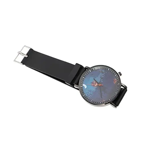 Produktbild: LIFKOME 2 Stk Halloween-Uhren gotische Uhr Kürbis Uhr personalisierte Armbanduhr halloween halloween assecoires themenorientierte Halloween-Uhr Stilvolle Uhr Plastik Black