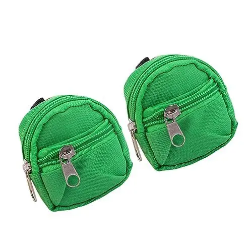 Produktbild: LIFKOME 1satz Mini-Rucksack Schlüsselanhänger Teiliges Change Purse Mit Zipper Für Münzen Dekoration Für Taschen Strapazierfähigem
