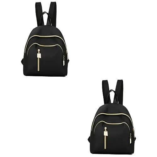 Produktbild: LIFKOME Nylonrucksak Damen 2st Damenrucksack Schultertasche Umhängetasche Aus Nylon Wasserdichter Rucksack Für Damen Frauen Umhängetaschen Mädchen Fräulein Handtasche Nylontasche