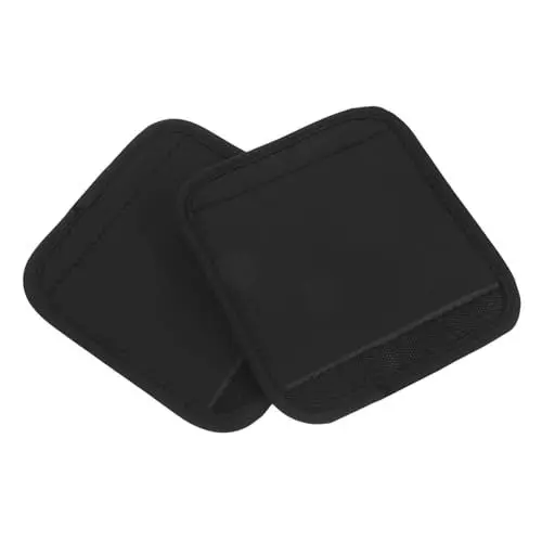 Produktbild: LIFKOME Schützende Gepäckgriffabdeckungen 2pcs Koffer Gepäckkennung Neopren Material Schwarz