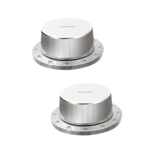 Produktbild: LIFKOME 2 Stücke Mechanische Timer Countdown Für Haushalt Heimgebrauch Timer 55 Min Zu 10 Min Einstellung