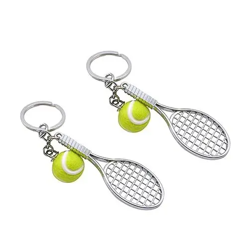 Produktbild: LIFKOME Tennis-schlüsselanhänger Schläger Taschenanhänger Innovatives Design Als Oder Party-accessoire