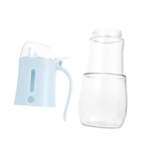 Produktbild: LIFKOME 3 Stk Ölkanne Küchenwaage Speiseöl kann Öl- und Essigbehälter Cruet-Flasche auslaufsichere Ölflasche Ölspender für den Haushalt Mit Deckel Container Essigflasche Sojasauce Plastik