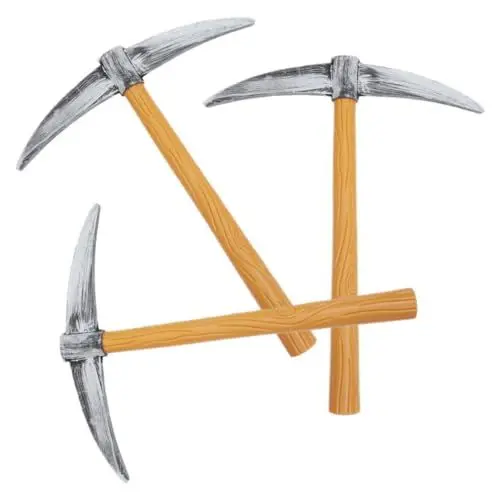 Produktbild: LIFKOME 3 Stück Spitzhacke Schaufel Zwerg Kostümzubehör Jäten Hacke Hacke Spitzhacke Kostüm Zwerg Spitzhacke Zwerg Cosplay Requisite Spitzhacke Spielzeug