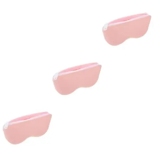 Produktbild: LIFKOME 3 Stücke Sonnenbrillenetui Silikon Tragbare Brillenetui Für Frauen Reiseaufbewahrungshalter