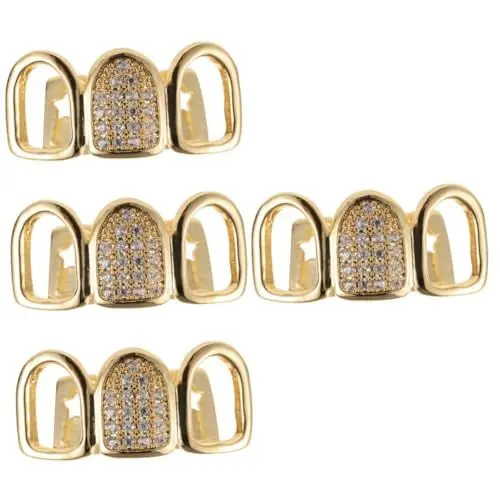 Produktbild: LIFKOME 4 Sets Grills Für Zähne Zähne Edelsteine ​​schmuck