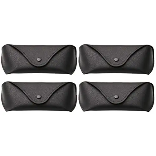 Produktbild: LIFKOME 4 Stück Brillenhalter Brillenschutz Tragbares Brillenetui Reiseetuis Für Brillen Brillenaufbewahrung Pu Brillenetui Damen Hartschale Auto Brillenetui Sonnenbrille Brillenabdeckung