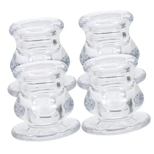 Produktbild: LIFKOME Elegantes Kerzenständer-set Aus Glas Teelichthalter Als Raumdekoration Für Ein Romantisches Abendessen