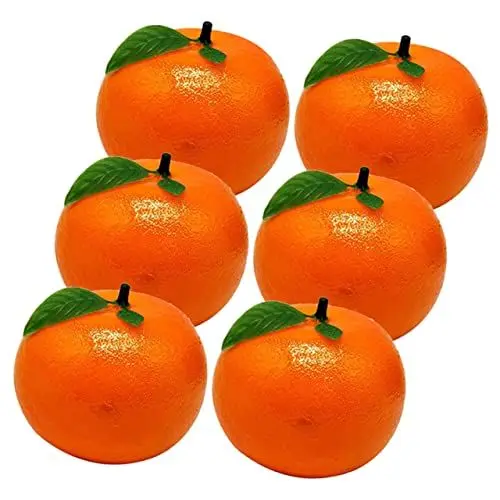 Produktbild: LIFKOME 6St künstliche orange Lichthausdekorationen für zu Hause Simulation Orangen Wohnkultur Modelle falsches Obst Künstliche Früchte Mandarine schmücken Obstschale Requisiten Schaum