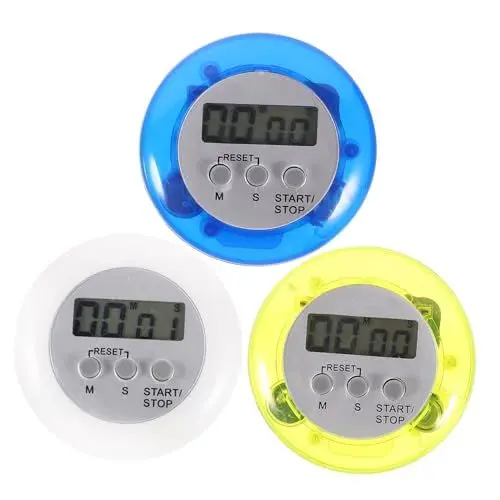 Produktbild: LIFKOME 2 Sets Küchentimer Digitaler Küchentimer Kochtimer LCD-Timer Für Küche Backen Sport Spiele Büro Tragbarer Timer Zum Kochen 3 Stück X 2