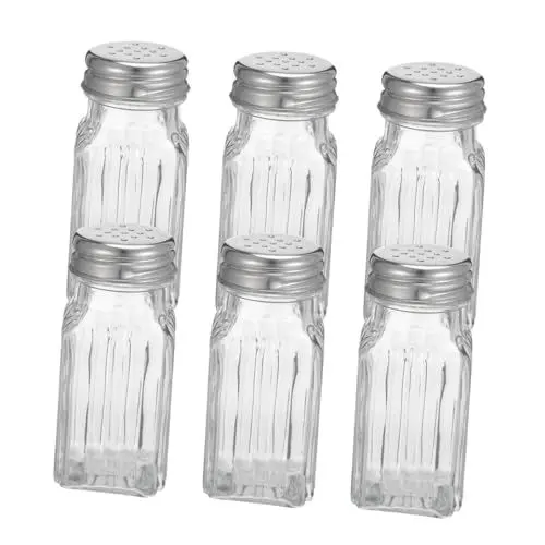 Produktbild: LIFKOME Gewürzflasche Aus Glas Salz Und Pfefferstreuer Multifunktional Für Küche Und Outdoor Rostfrei Und Langlebig Für Gewürze