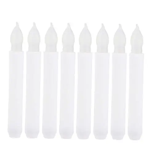 Produktbild: LIFKOME 8-teilige Flammenlose Led-kerzen Schlanke Dekorationskerzen Für Halloween Weihnachten 2er-größe Batteriebetrieben