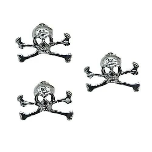 Produktbild: LIFKOME 9 Stk -Brosche Halloween-Abzeichen -Anstecknadeln punk schmuck Halloween Party Dekoration dekorative Stifte kreative Schädelbrosche Horror Brosche Black