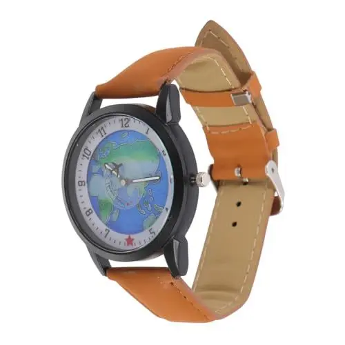 Produktbild: LIFKOME Anschauen Luxus-Uhrenarmband PU-Banduhr Kinder Digitaluhr Freizeit-Pu-Uhr Unisex-Armbanduhr watches uhrenwender Fliegeruhr uhrn PU-Armbanduhr universelle Digitaluhr PU-Leder Brown