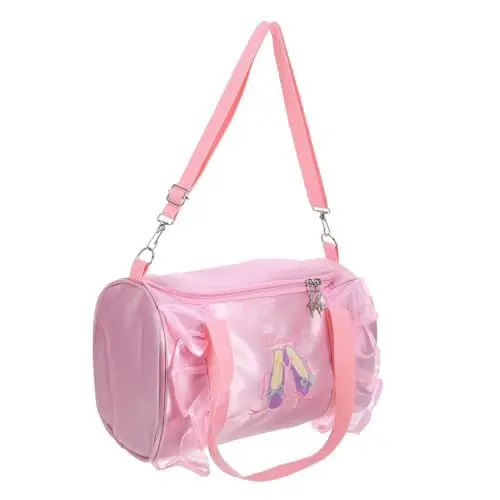 Produktbild: LIFKOME Tanztaschen für Mädchen Jungen und Mädchen Tanztasche Reise-make-up-tasche Aus Satinmaterial Organizer für Ballettzubehör