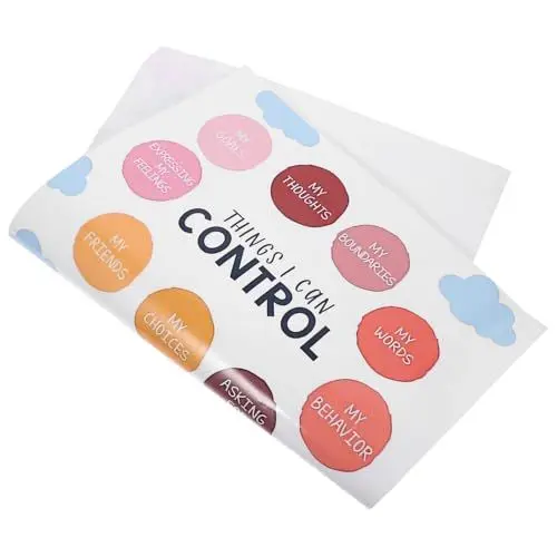 Produktbild: LIFKOME Bunte Emotionen Poster Wasserdichtes Wandbild für Kinderzimmer und Klassenräume Dekorative Papier Wandkunst Lebendige Wandgestaltung für Wohnzimmer