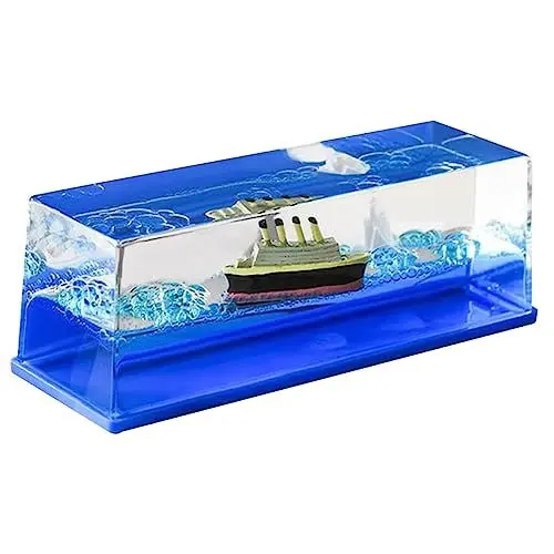 Produktbild: LIFKOME Dekorationen Für Kreuzfahrtschiffe Schiff in Flasche Drift-Flaschen-Desktop-Ornament Jubiläumsgeschenk Für Ihn Buddelschiff Flaschenschiff Bausatz Titanic Segelboot Wasser Frau