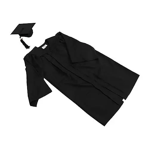 Produktbild: LIFKOME Graduation Gown Set Für Erwachsene Hochwertiges Abschlusskleid Mit Doktorhut Für Schulabschlüsse Fototermine Und Feierlichkeiten