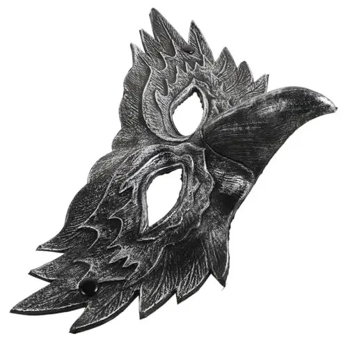 Produktbild: LIFKOME Realistische Stilvolle Maskerade in Tierform Für Herren Halloween Cosplay Halbtier-accessoire Leichte Partykostüme Aus Pu-leder