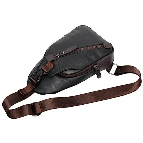 Produktbild: LIFKOME Modische Umhängetasche Für Herren Crossbody-sling-bag Kompakt Und Tragbar Für Bargeld Schlüssel Und Mobiltelefone