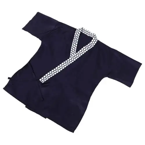 Produktbild: LIFKOME Japanische Kimono-Jacke Für Sushi- Unisex Arbeitskleidung Langlebiges Material Für Restaurants Und Geeignet Für Und