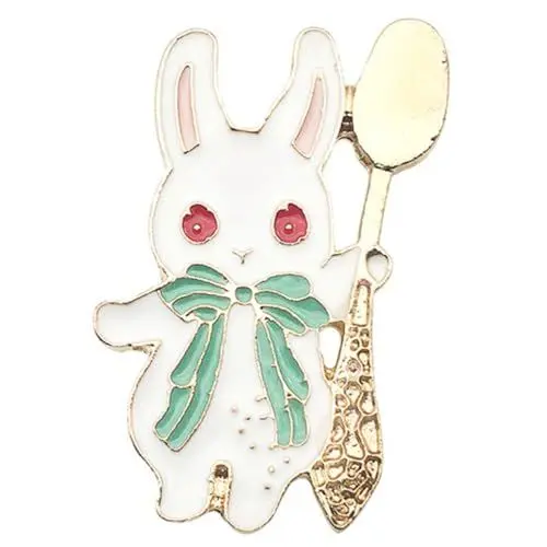 Produktbild: LIFKOME Kaninchen Brosche Mädchen Kaninchen-Dekor Damenschmuck Hut Zubehör Hase Anstecknadel one piece kleidung kindergeschenk Hasengeschenk für Mädchen Modeschmuck Legierung