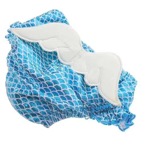 Produktbild: LIFKOME Kinder Badehose Windel Badehose Kleinkind Badehose Kinder Badeanzüge Für Babys Badehose Schwimmtrainingshose Badeanzug Himmelblaues Polyester