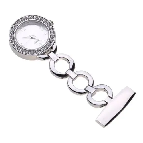 Produktbild: LIFKOME Krankenschwester Taschenuhr Hängende Uhr Eisen für Damen Anstecknadeluhr mit Praktischem Design für Ärzte und Pflegepersonal