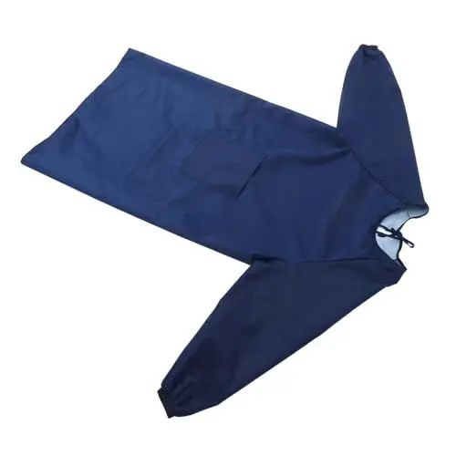 Produktbild: LIFKOME Langarm-wasserdichte Und Ölbeständige Schürze Für Und Praktische Arbeitskleidung Mit Taschen Für Kochen Und Malen Unisex Überwurf-kittel