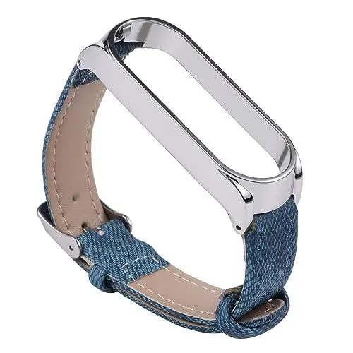 Produktbild: LIFKOME Denim-armband Mit Einzigartigem Design Für 5/5 – Stilvolles Smartwatch-zubehör