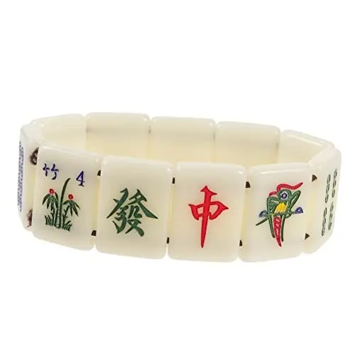 Produktbild: LIFKOME Chinesisches Mahjong-schmuckarmband Dehnbares Mahjong-armband Geschenkzubehör Für Damen