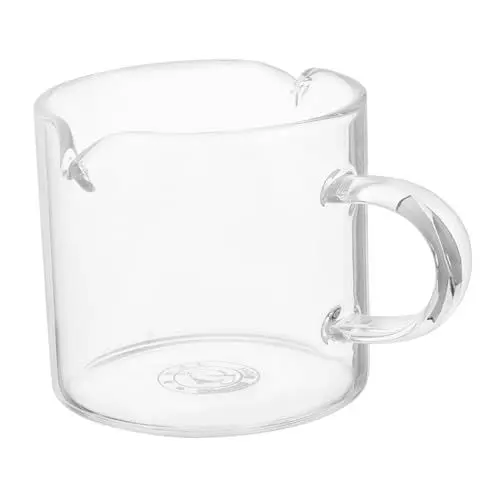 Produktbild: LIFKOME Milchbecher Latte-tassen Cappuccino-tassen Klare Espressotassen Flüssiger Messbecher -messkrug Trink Gläser Heiß Latte-art-becher Klarer Becher Mini Kaffee Glas Trinkbecher