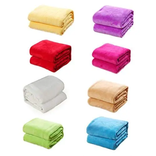 Produktbild: LIFKOME Reine Flanell-fleecedecke Warme Bequeme Bettdecke Für Zuhause Und Camping