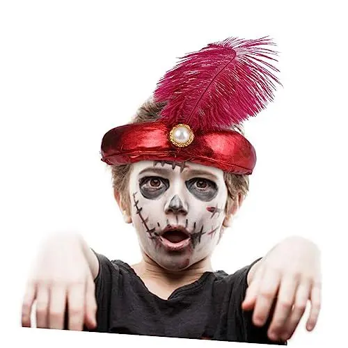 Produktbild: LIFKOME Prinz Hut Halloween K?nige Hut Prinz Tiara Halloween- K?nigshut Sultanshut Partykostüm Prinz Turban Halloween-Accessoire Fez-Hut Swami-Hut Sultan Turban Arabisch Junge Partybedarf