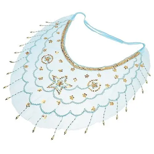 Produktbild: LIFKOME Tribal Bauchtänzerin Kostüme Für Frauen Spitzen Design Maskerade Maske Geheimnisvoller Schleier Für Party Karneval