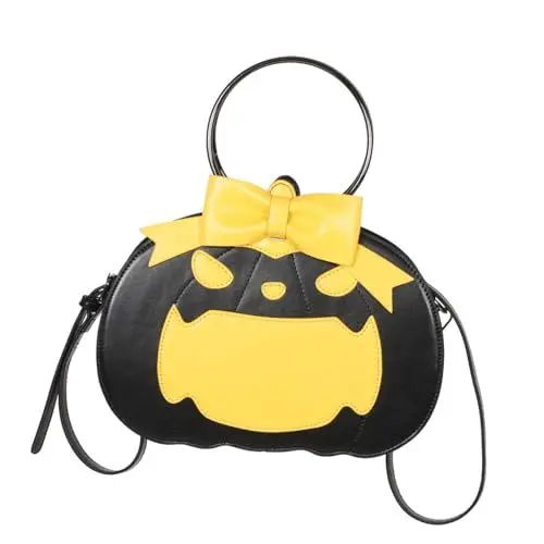 Produktbild: LIFKOME Elegante Kürbistasche Halloween-umhängetasche Gruselige Handtasche Originelle Geldbörse Für Weihnachten