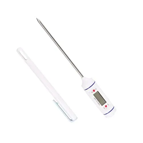 Produktbild: LIFKOME Süßigkeiten-thermometer Fleischthermometer Für Backofen Sofort Ablesbares Thermometer Instant-fleisch Fleischthermometer Digital Kochthermometer Grill Weiß Sonde