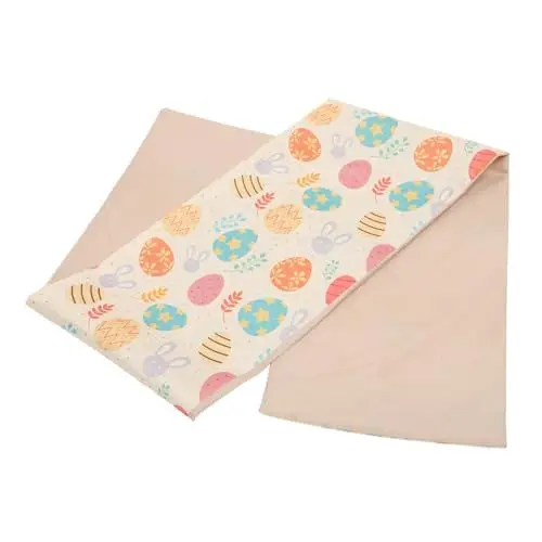 Produktbild: LIFKOME Tischläufer Frühling Modern Mit Ostereiern Frühlings Und Feiertagstischdecke Küchen Und Esstischdekoration