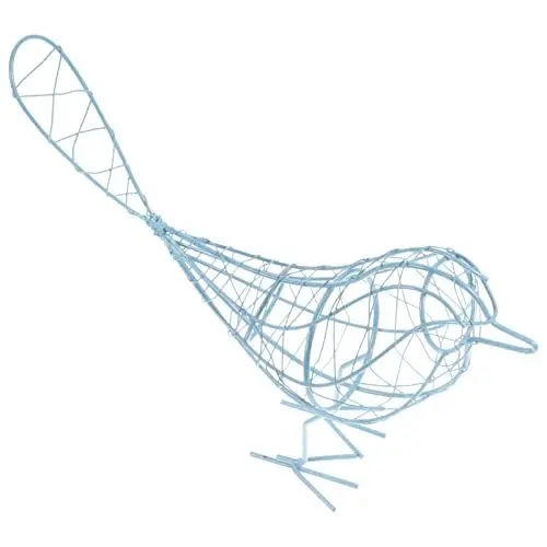 Produktbild: LIFKOME Vogelstatue Kunsthandwerk Vogel Metall Dekorative Figur Schwarze Vögel Dekor Für Regal Wohnzimmer Tischfigur Gartenhütte